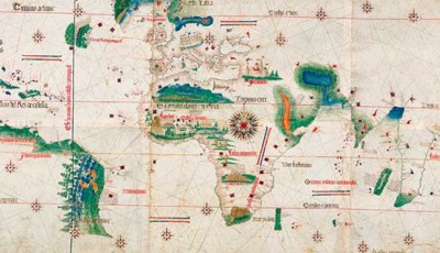 Mapa del Tratado de Tordesillas